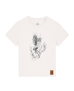 bio-female-medium fit-tshirt-seepferdchen-sttw172-bio ei-front