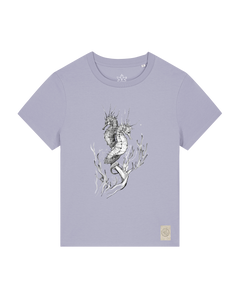 bio-female-medium fit-tshirt-seepferdchen-sttw172-lavender-front