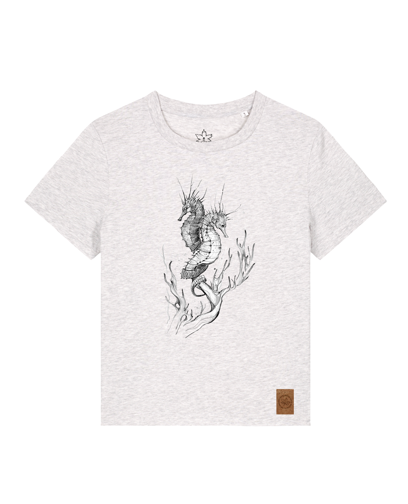 bio-female-medium fit-tshirt-seepferdchen-sttw172-rennmaus-front