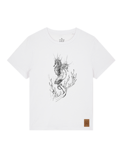 bio-female-medium fit-tshirt-seepferdchen-sttw172-weiß-front