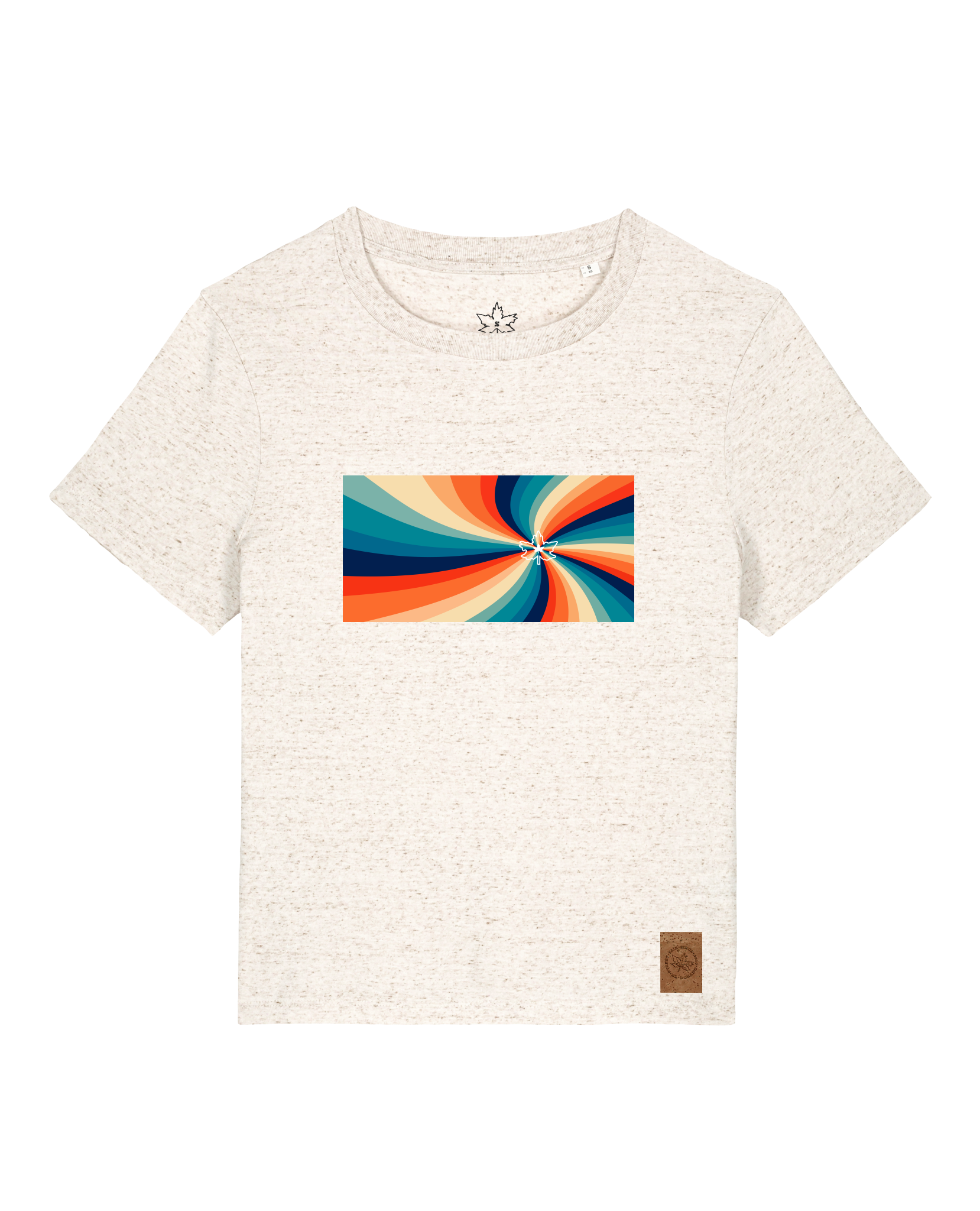 bio-female-medium fit-tshirt-six tees-sttw172-elbsandstein-front