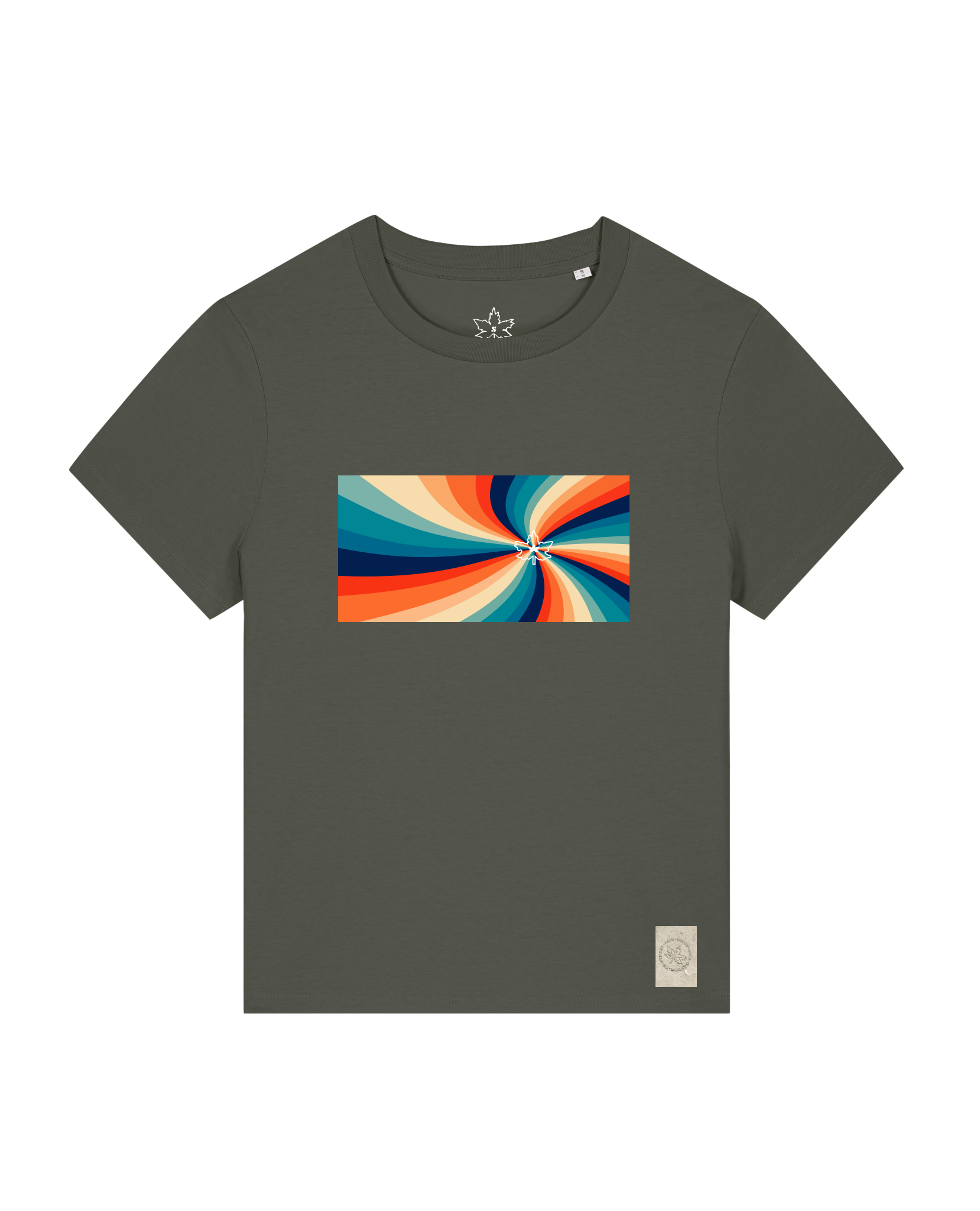 bio-female-medium fit-tshirt-six tees-sttw172-grunkohl-front