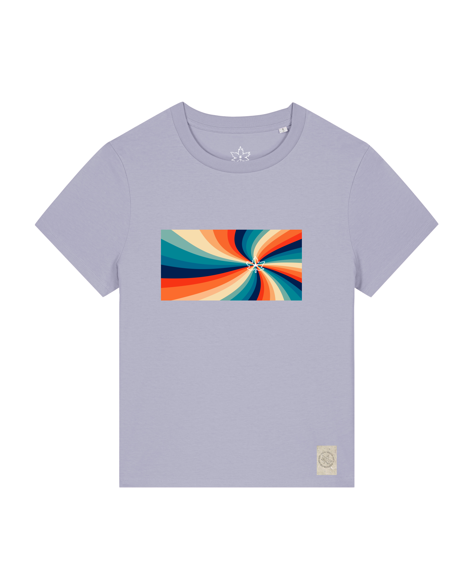 bio-female-medium fit-tshirt-six tees-sttw172-lavender-front