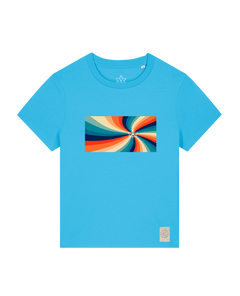 bio-female-medium fit-tshirt-six tees-sttw172-wasserblau-front