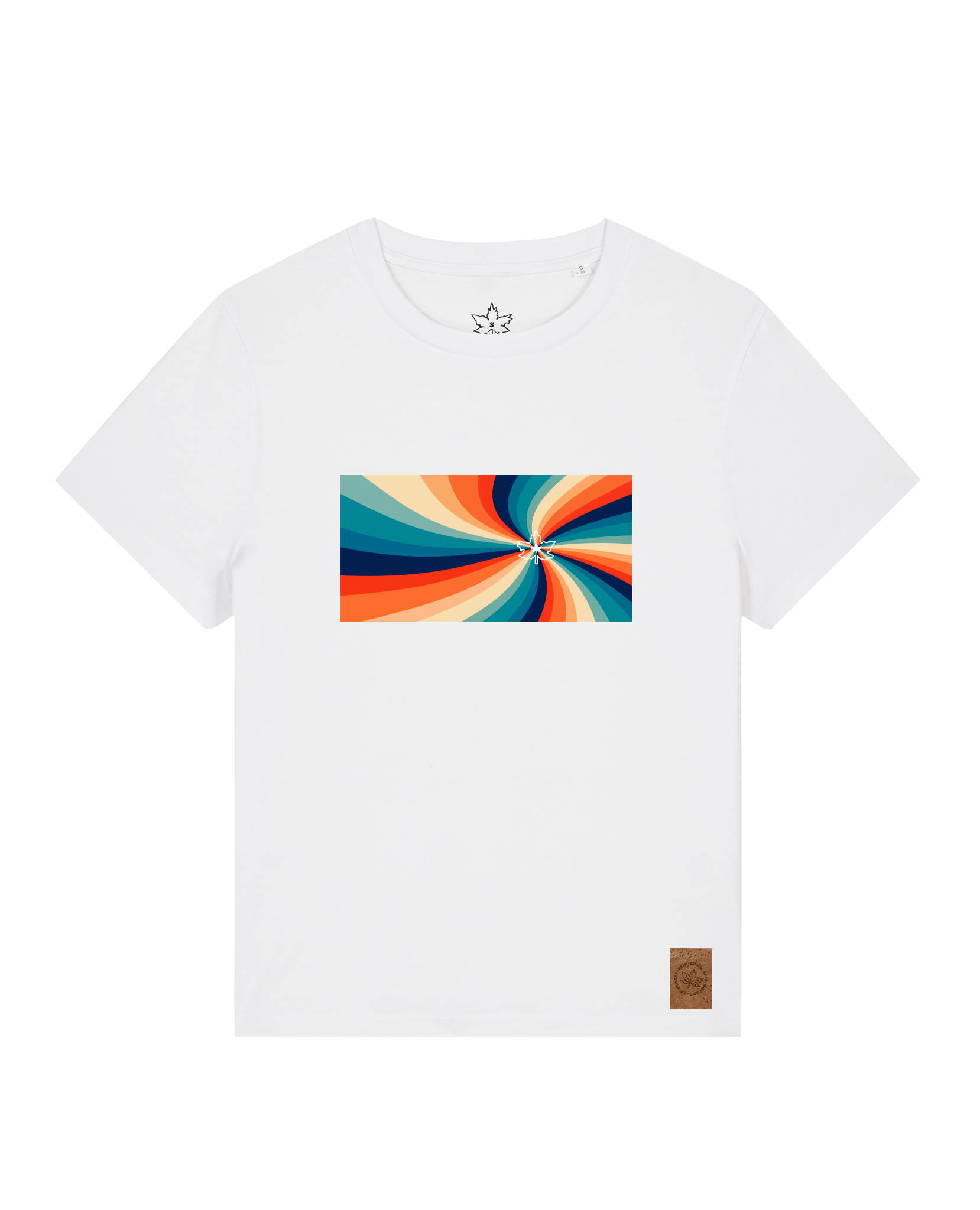 bio-female-medium fit-tshirt-six tees-sttw172-weiß-front