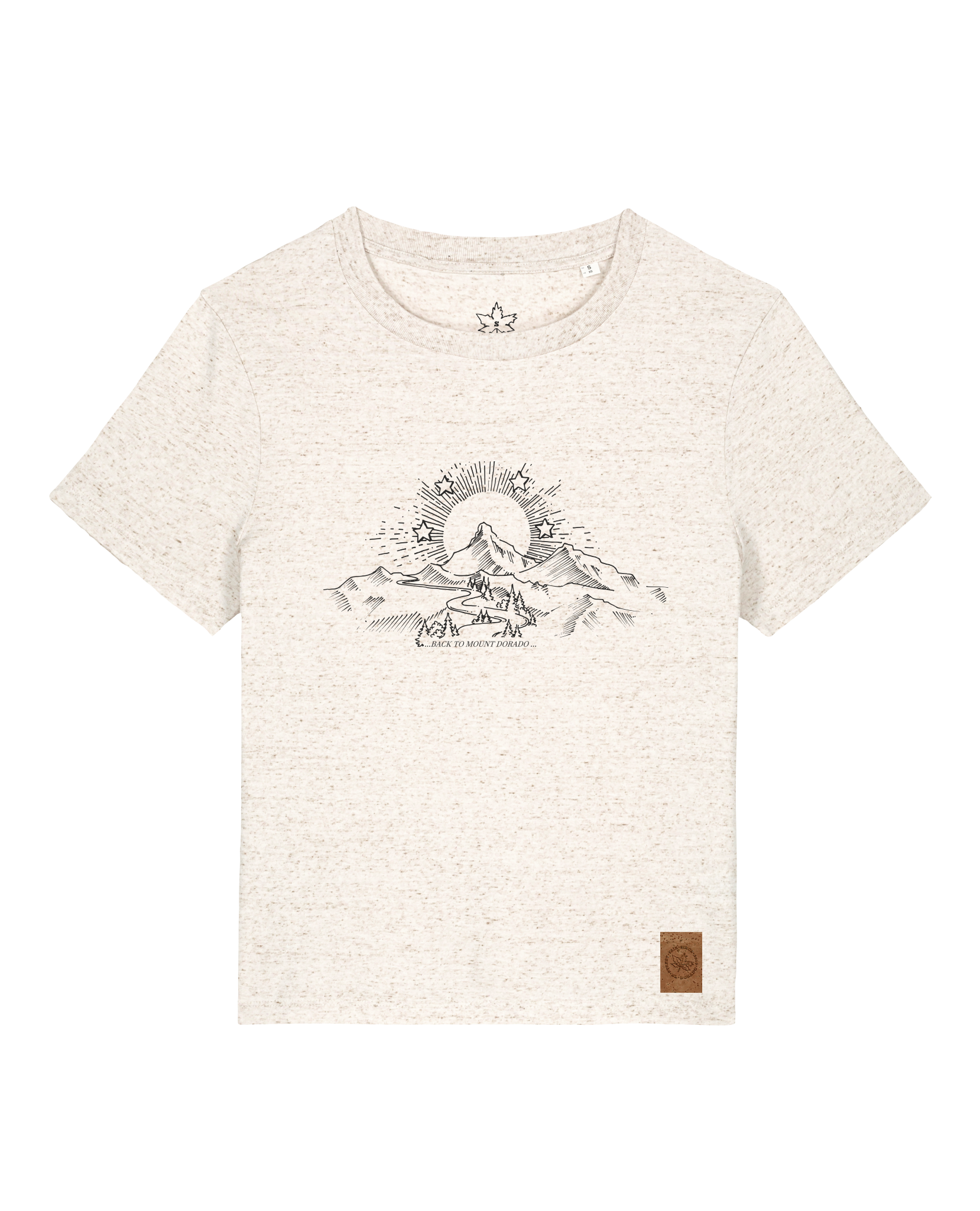 bio-female-medium fit-tshirt-skizzle mounty-sttw172-elbsandstein-front