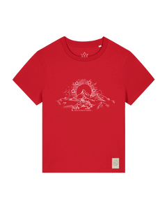 bio-female-medium fit-tshirt-skizzle mounty-sttw172-erdbeere-front