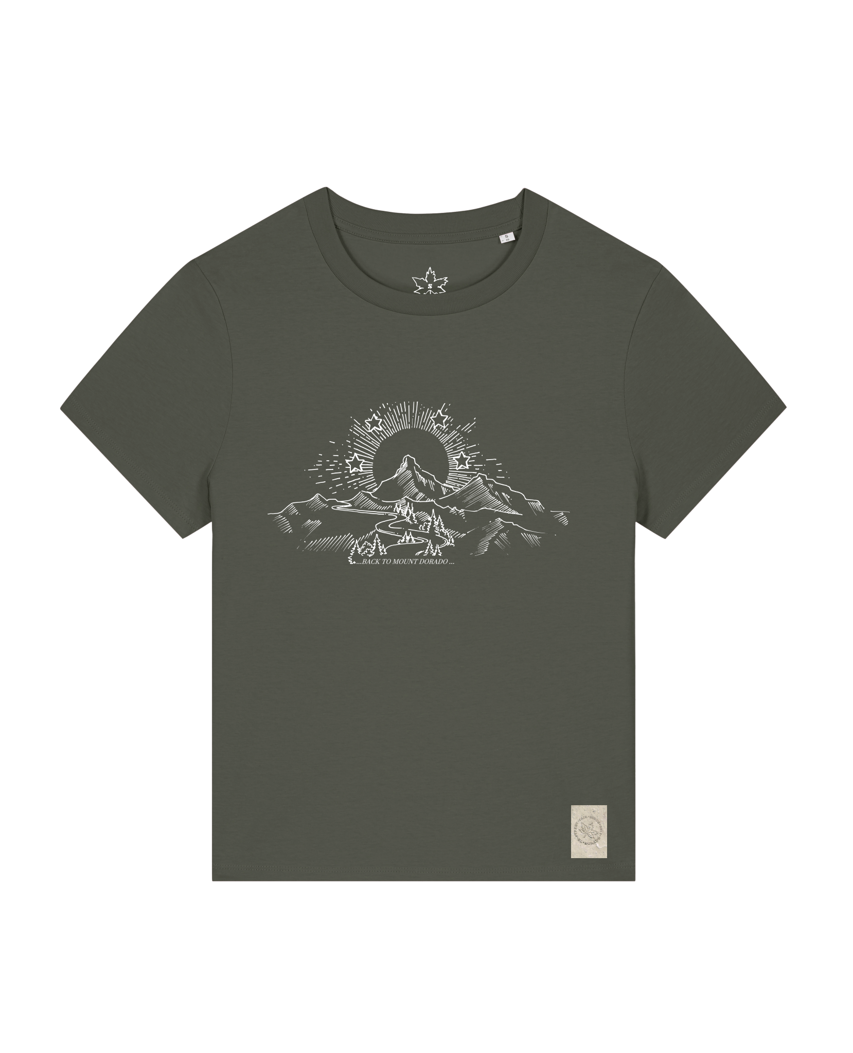 bio-female-medium fit-tshirt-skizzle mounty-sttw172-grunkohl-front