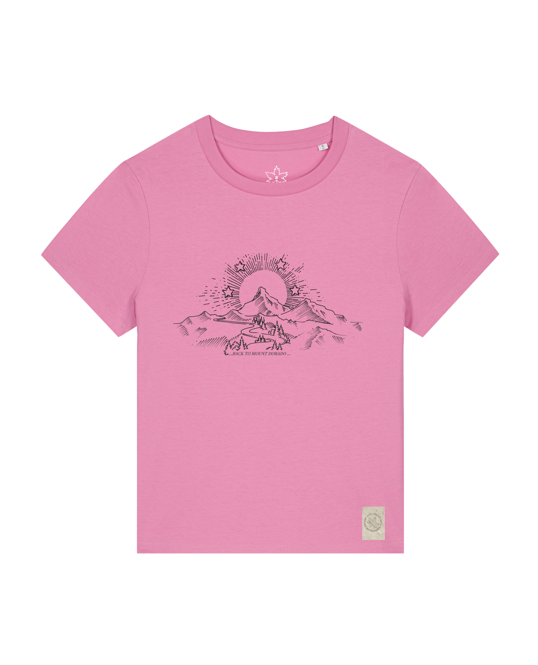 bio-female-medium fit-tshirt-skizzle mounty-sttw172-kaugummi-front
