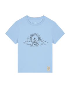 bio-female-medium fit-tshirt-skizzle mounty-sttw172-lagune-front