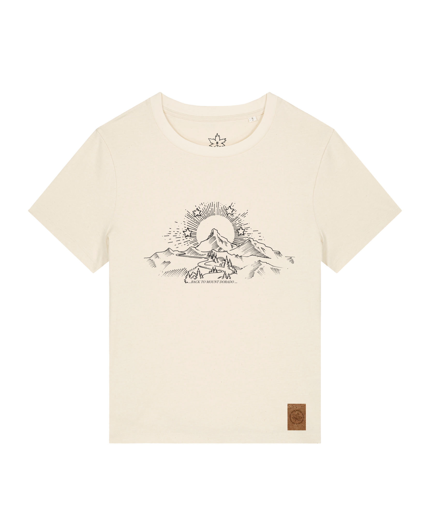 bio-female-medium fit-tshirt-skizzle mounty-sttw172-natur-front
