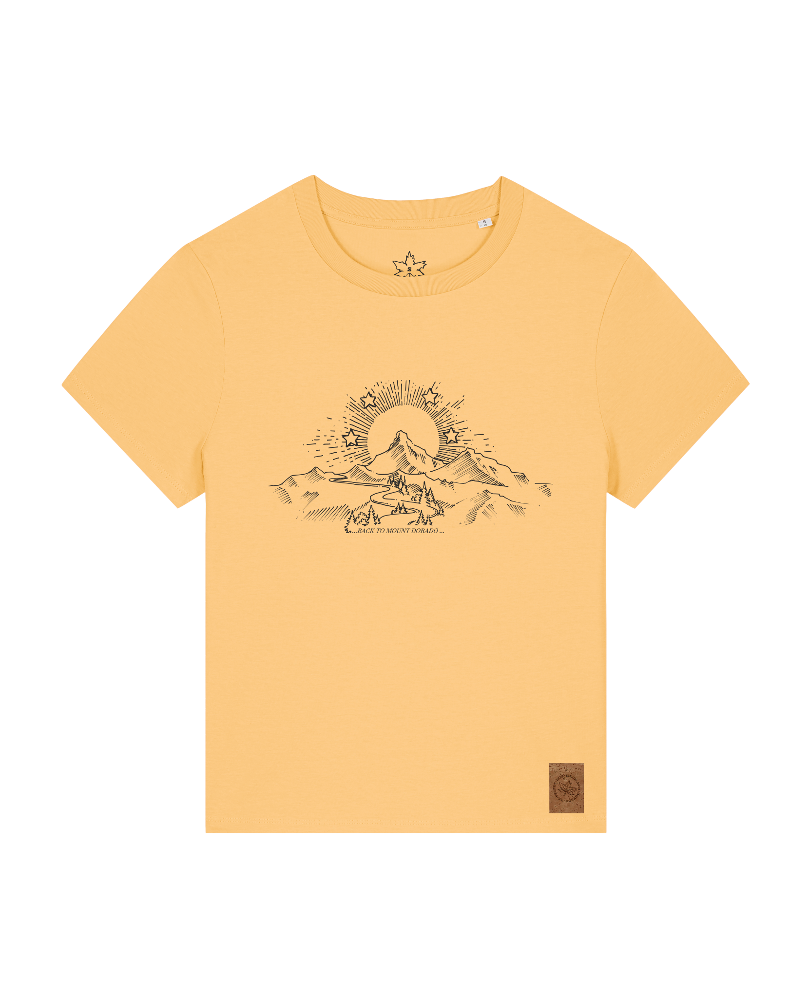bio-female-medium fit-tshirt-skizzle mounty-sttw172-senfkorn-front