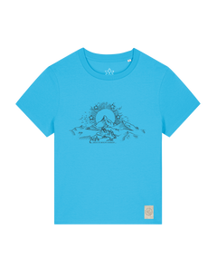 bio-female-medium fit-tshirt-skizzle mounty-sttw172-wasserblau-front