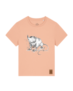 bio-female-medium fit-tshirt-solenodon-sttw172-agyptische keramik-front