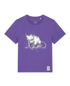 bio-female-medium fit-tshirt-solenodon-sttw172-blaukraut-front