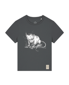 bio-female-medium fit-tshirt-solenodon-sttw172-eisen-front