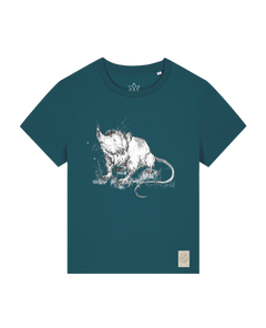 bio-female-medium fit-tshirt-solenodon-sttw172-nordmanntanne-front