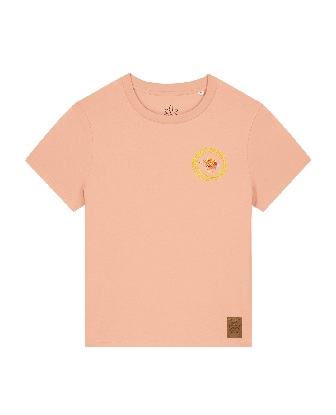 bio-female-medium fit-tshirt-spaghetti (backprint)-sttw172-agyptische keramik-front
