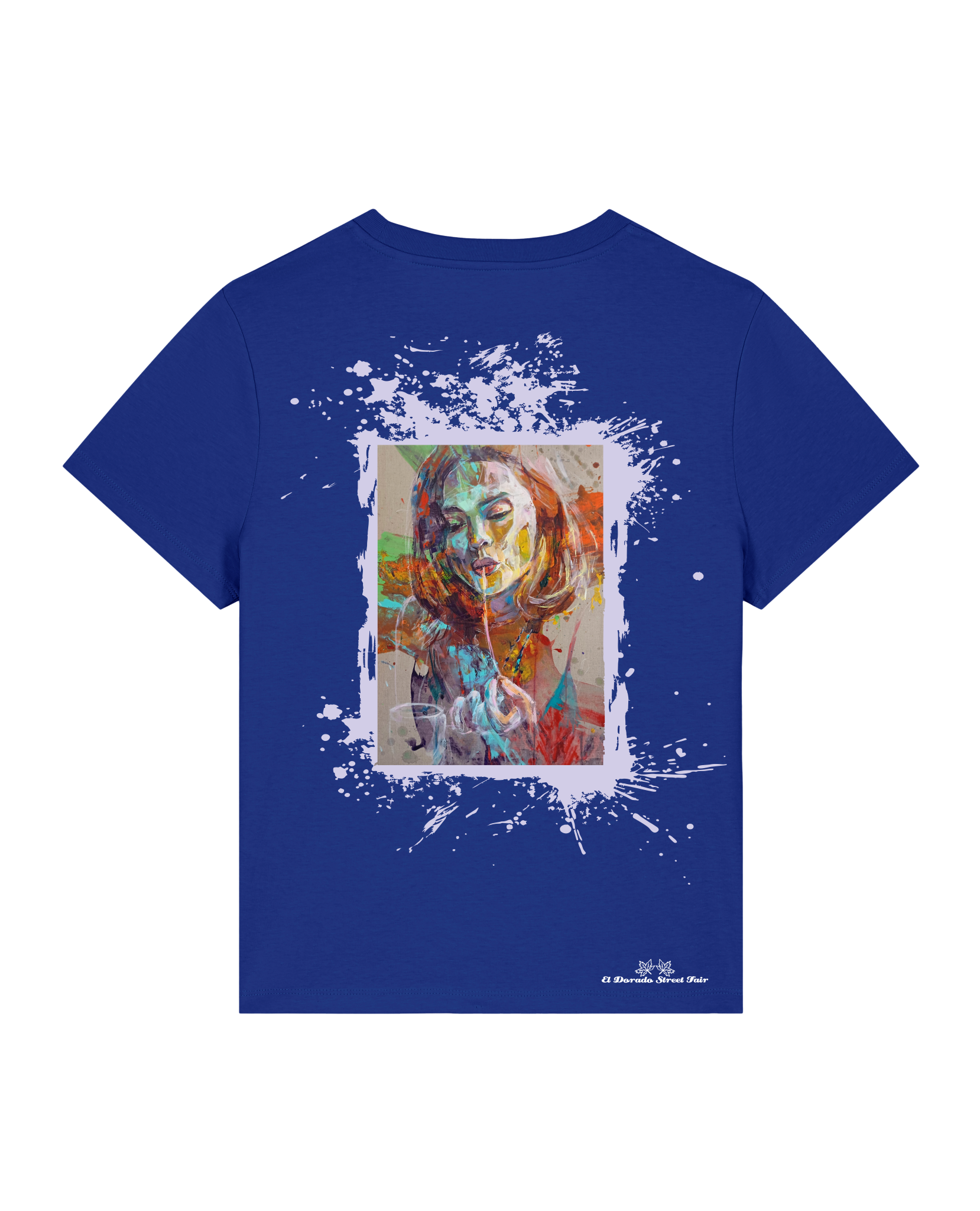 Bio Damen Medium Fit T-Shirt Spaghetti (Backprint)