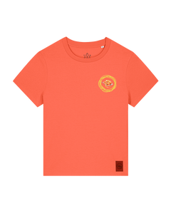 bio-female-medium fit-tshirt-spaghetti (backprint)-sttw172-mandarine-front