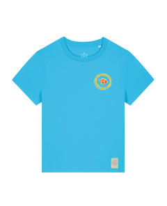 bio-female-medium fit-tshirt-spaghetti (backprint)-sttw172-wasserblau-front