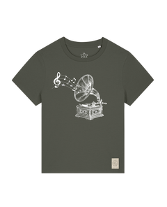 bio-female-medium fit-tshirt-stay tuned-sttw172-grunkohl-front