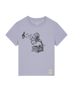 bio-female-medium fit-tshirt-stay tuned-sttw172-lavender-front