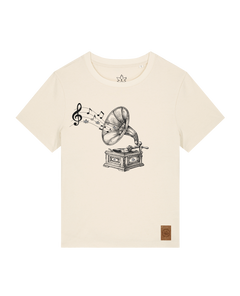 bio-female-medium fit-tshirt-stay tuned-sttw172-natur-front