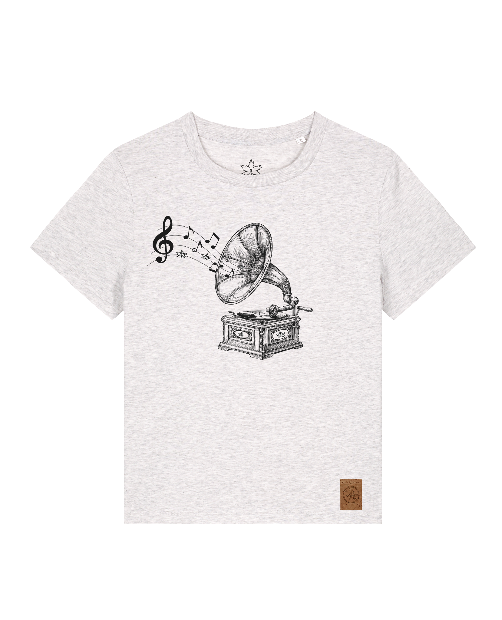 bio-female-medium fit-tshirt-stay tuned-sttw172-rennmaus-front