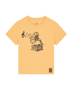 bio-female-medium fit-tshirt-stay tuned-sttw172-senfkorn-front