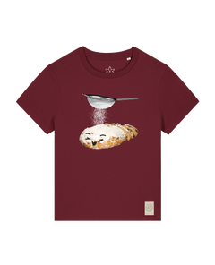 bio-female-medium fit-tshirt-stollen-sttw172-burgunder rot-front