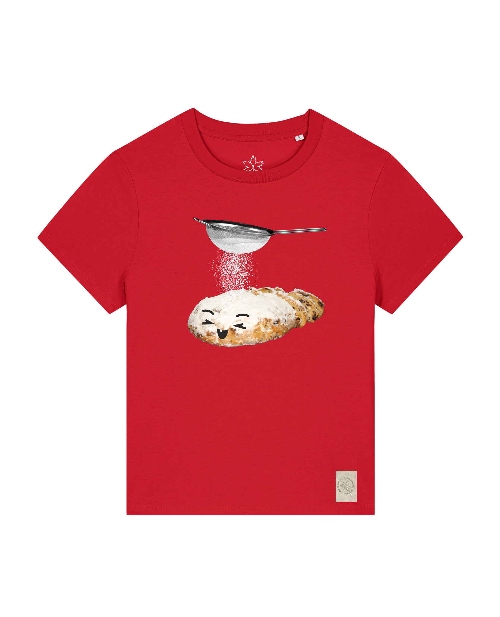 bio-female-medium fit-tshirt-stollen-sttw172-erdbeere-front