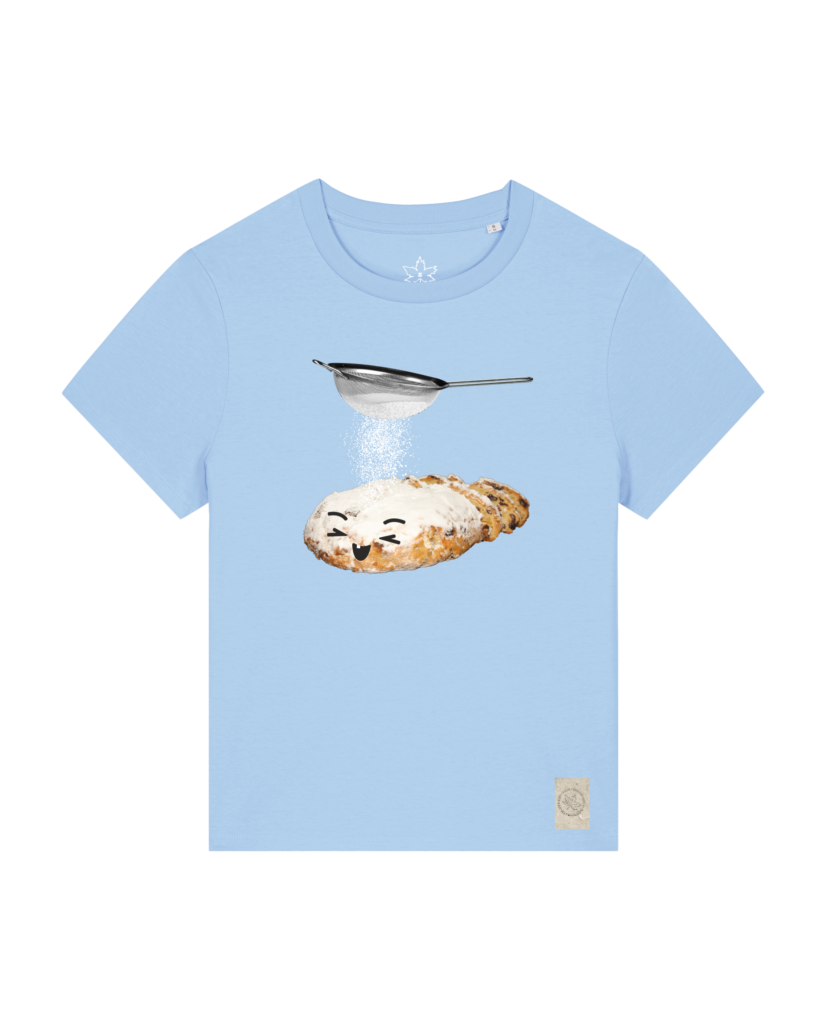 bio-female-medium fit-tshirt-stollen-sttw172-lagune-front