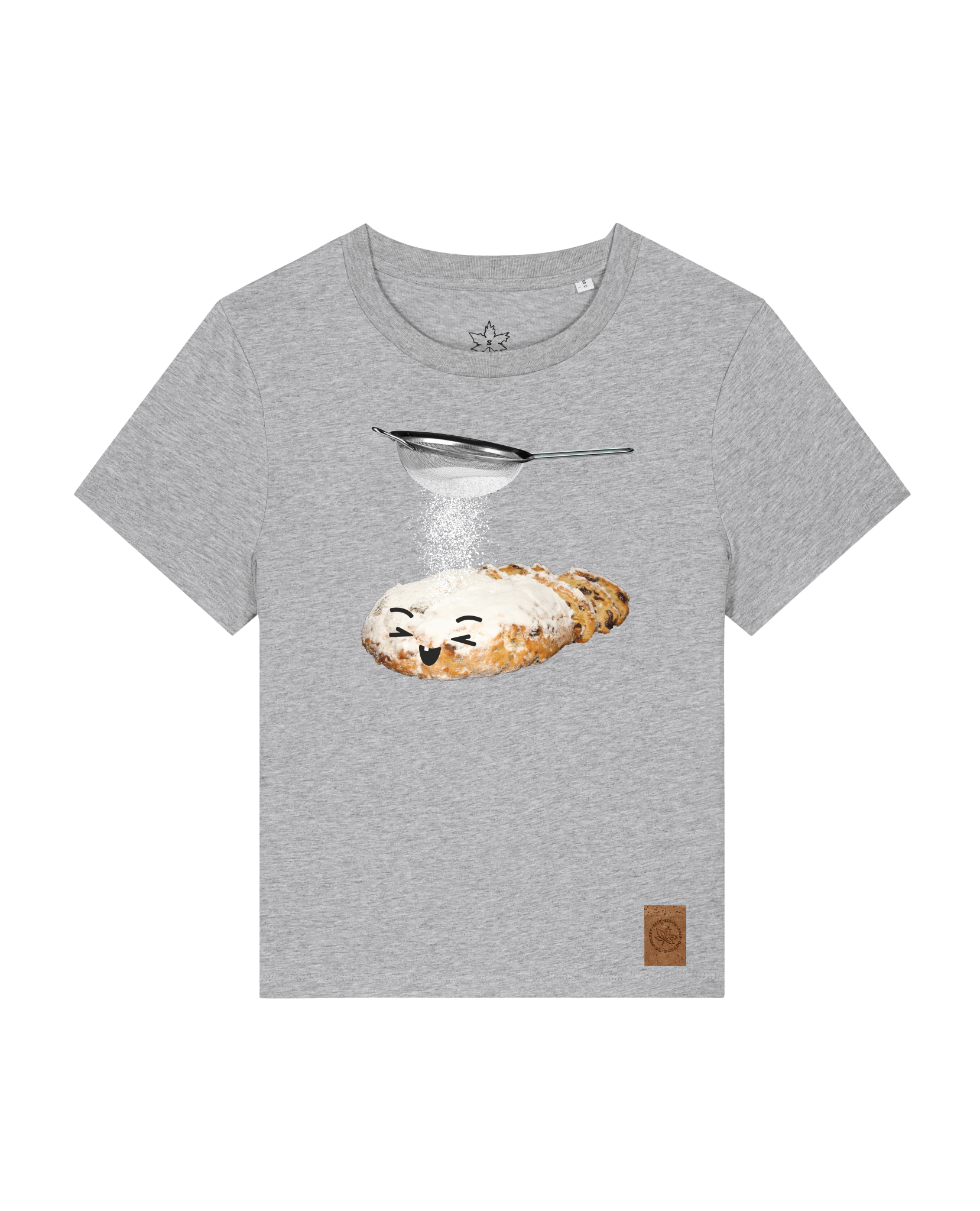 bio-female-medium fit-tshirt-stollen-sttw172-mausgrau-front