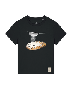 bio-female-medium fit-tshirt-stollen-sttw172-schwarz-front