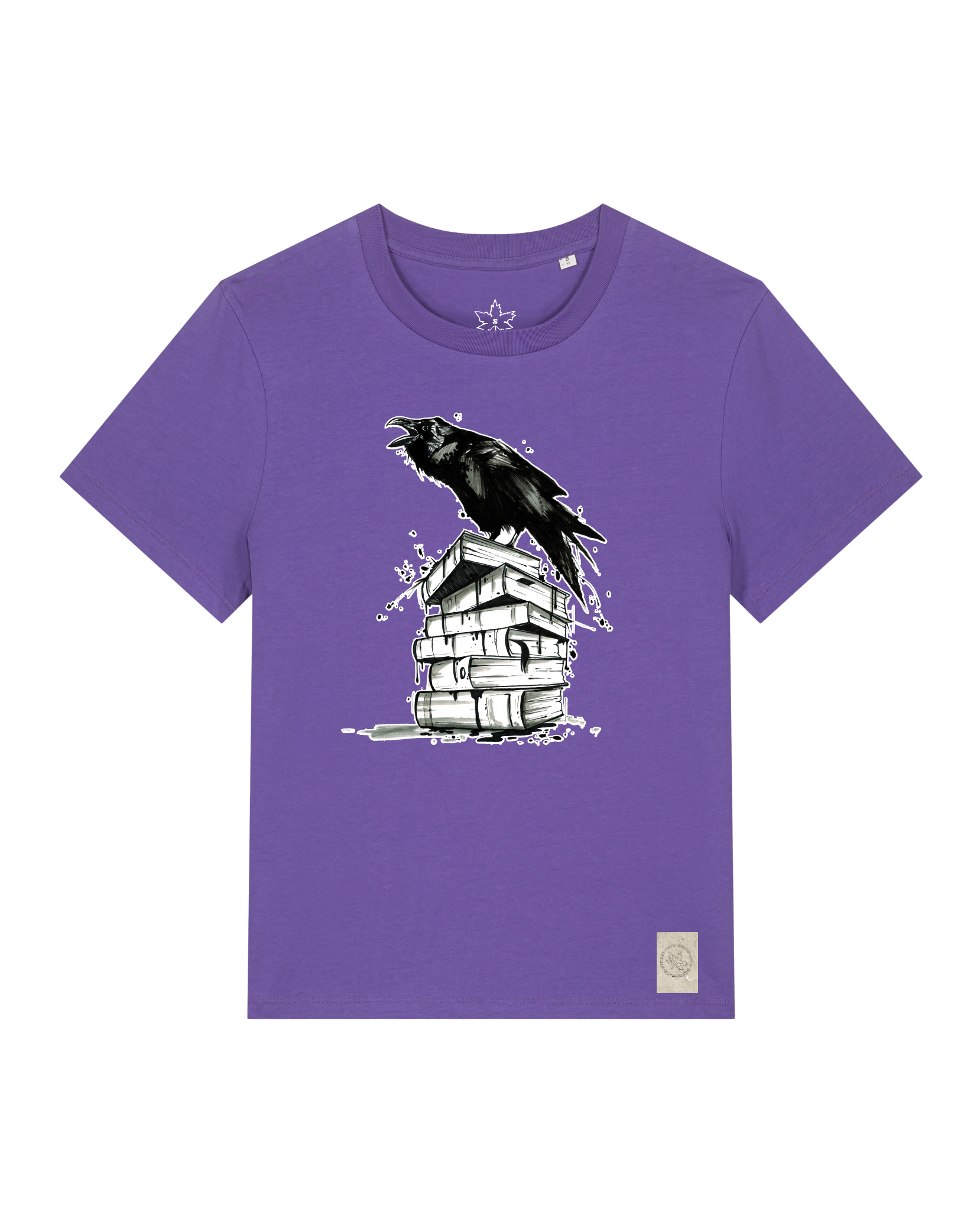 bio-female-medium fit-tshirt-study crowd-sttw172-blaukraut-front