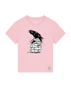 bio-female-medium fit-tshirt-study crowd-sttw172-flamingo-front