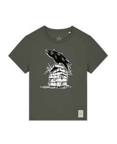 bio-female-medium fit-tshirt-study crowd-sttw172-grunkohl-front