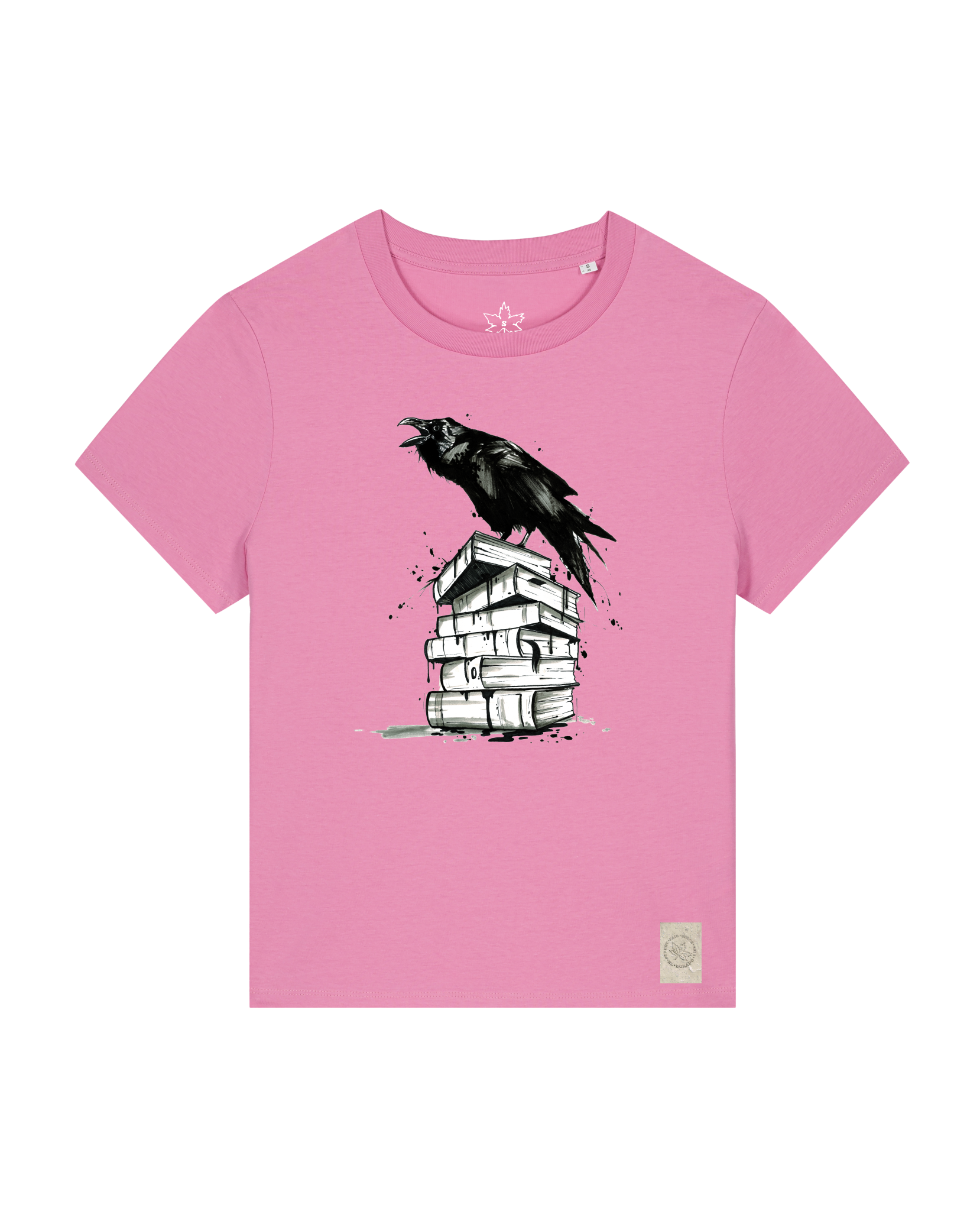 bio-female-medium fit-tshirt-study crowd-sttw172-kaugummi-front
