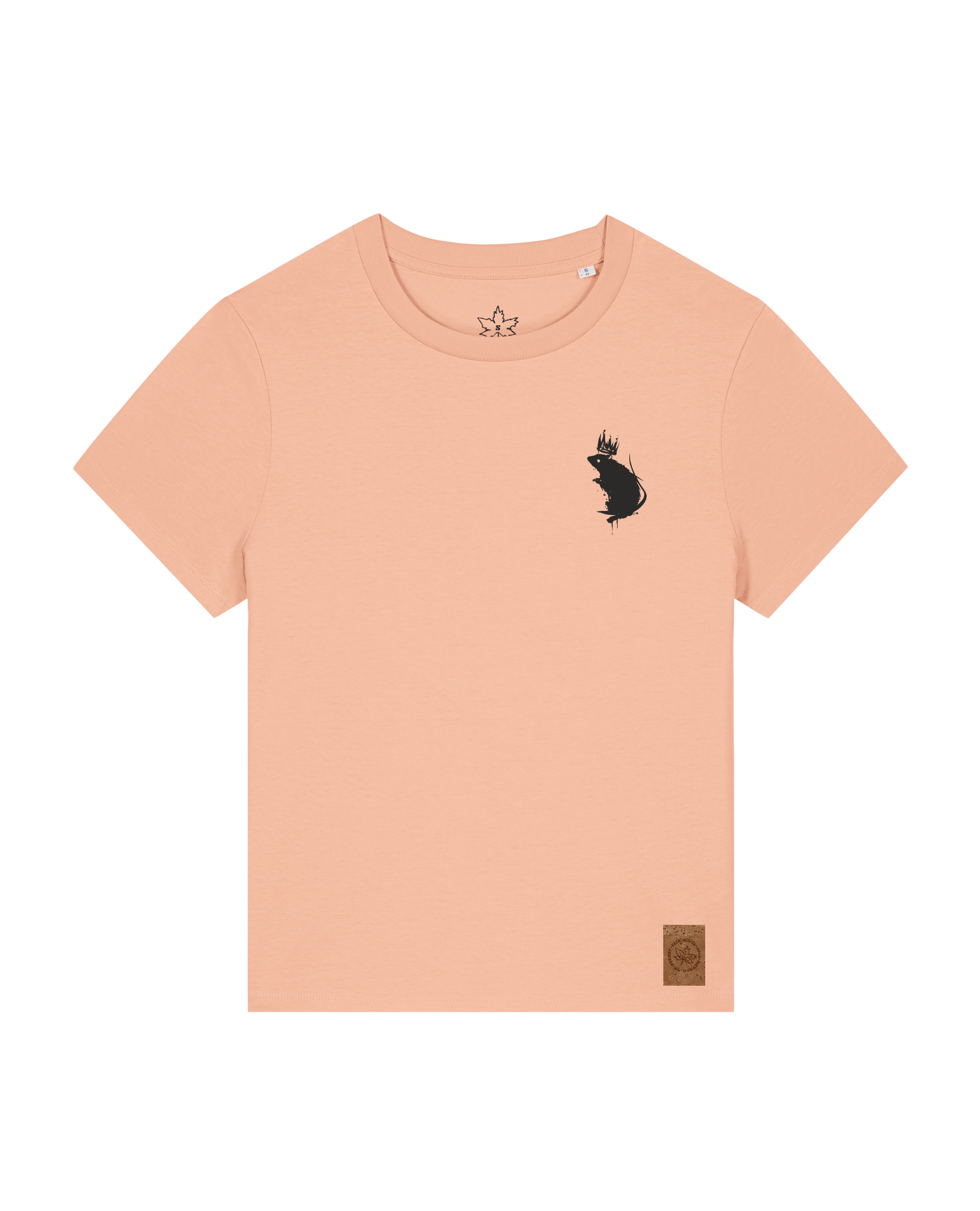 bio-female-medium fit-tshirt-subchannel staff (backprint)-sttw172-agyptische keramik-front