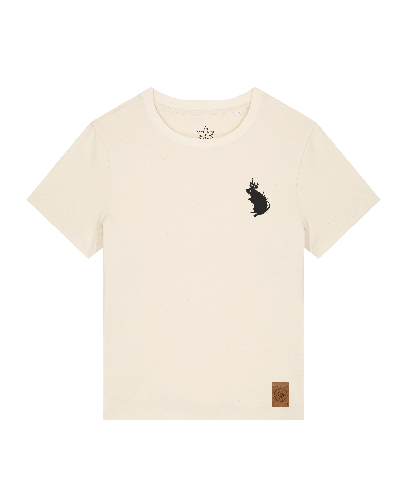 bio-female-medium fit-tshirt-subchannel staff (backprint)-sttw172-natur-front