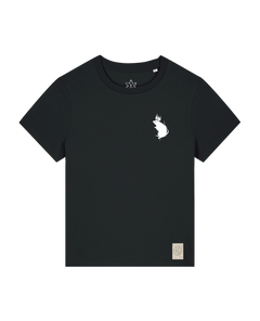 bio-female-medium fit-tshirt-subchannel staff (backprint)-sttw172-schwarz-front