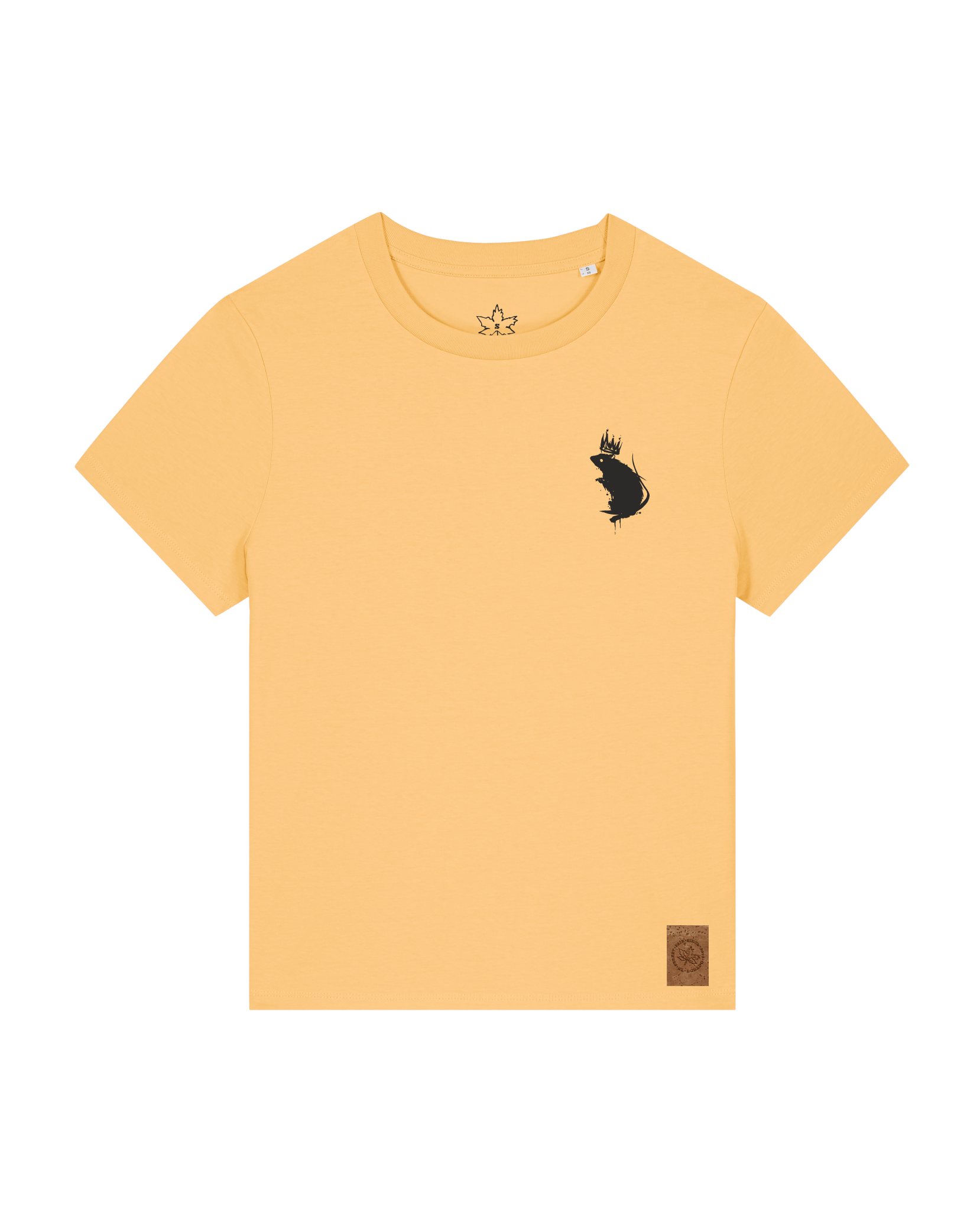bio-female-medium fit-tshirt-subchannel staff (backprint)-sttw172-senfkorn-front