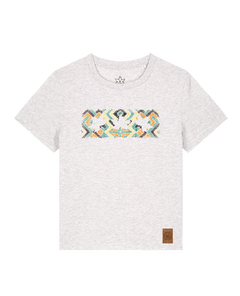 bio-female-medium fit-tshirt-three leaves 01-sttw172-rennmaus-front
