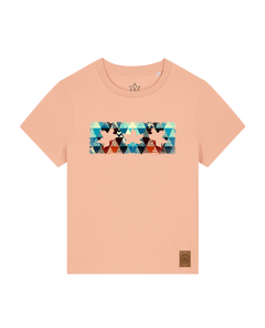 bio-female-medium fit-tshirt-three leaves 03-sttw172-agyptische keramik-front