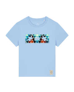 bio-female-medium fit-tshirt-three leaves 03-sttw172-lagune-front