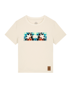 bio-female-medium fit-tshirt-three leaves 03-sttw172-natur-front