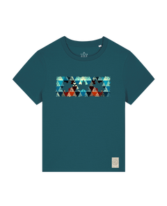 bio-female-medium fit-tshirt-three leaves 03-sttw172-nordmanntanne-front
