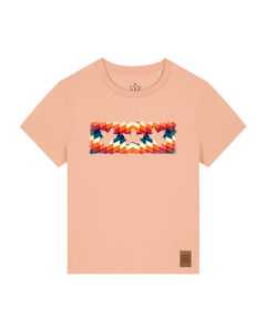 bio-female-medium fit-tshirt-three leaves 05-sttw172-agyptische keramik-front