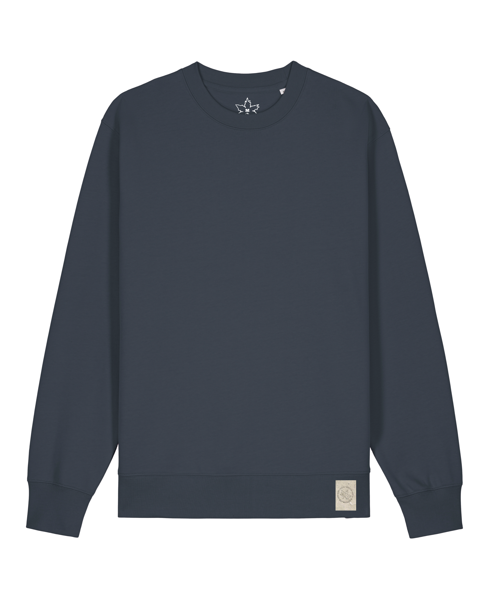 bio-unisex-medium fit-crewnecks-basic-stsu178-blaubeernacht-front
